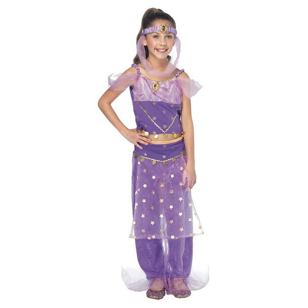 Girls Shine Fancy Dress Shimmer & Shine Costume Kid Arabian Nights Genie Child Girls Shine Fancy Dress Shimmer & Shine Costume Kid Arabian Nights Genie Child